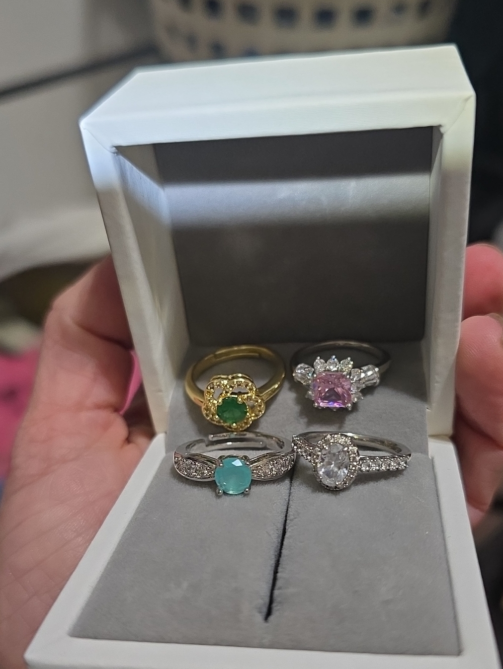 Assorted Costume Stone Rings - Picture 6 of 6